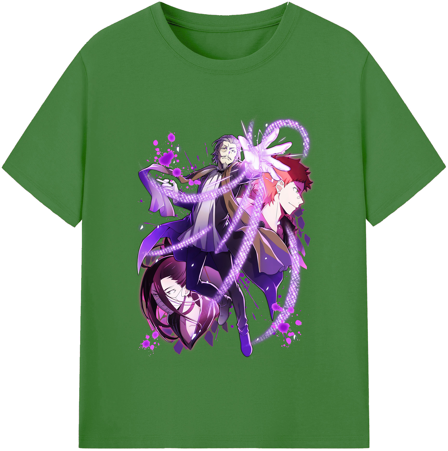 （画像用） 文豪ストレイドッグス Bungo Stray Dogs レディースカジュアルプリントTシャツ（綿100％）